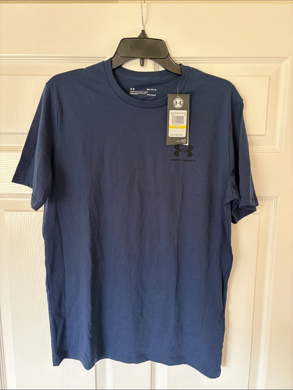 Under Armour Men’s Navy Crew Neck Short-Sleeve Performance Tee